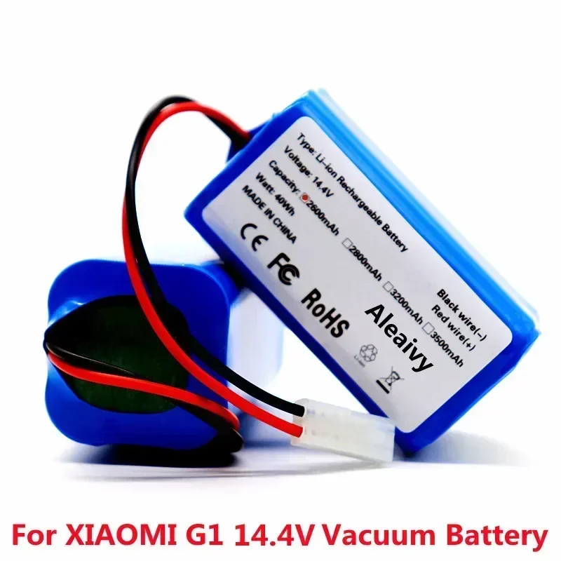 

14.4V 2600mAh Li-ion Battery for Xiaomi G1 MI Robot Vacuum-Mop Essential MJSTG1 Robot Vacuum Cleaner 18650 Battery Pack