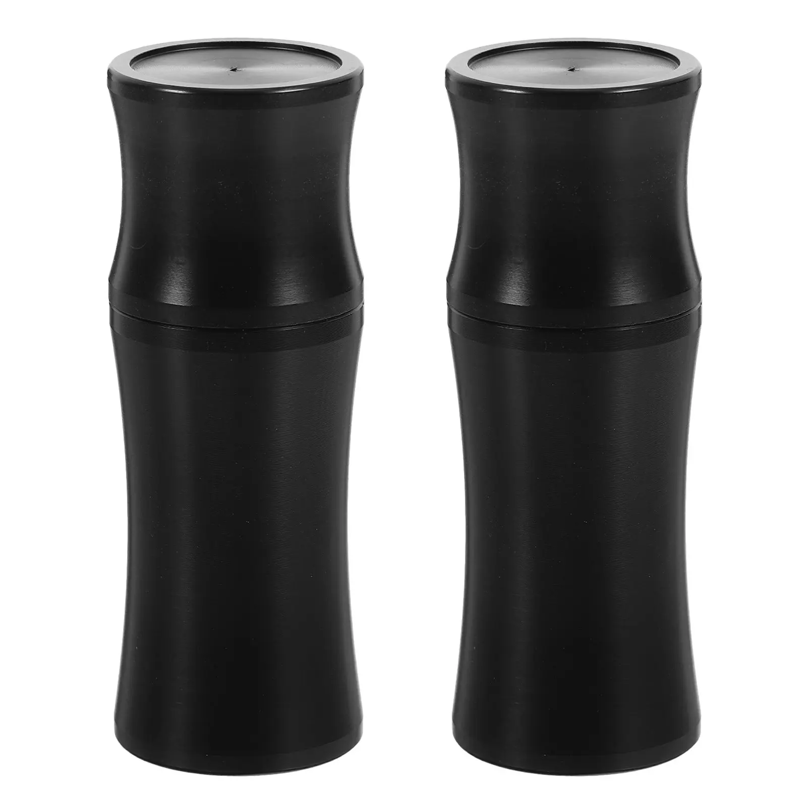 

2Pcs Black Billiard Cue Joint Protectors Pool Cue Threaded Joint Caps Plastic End Protectors Shockproof Accessories
