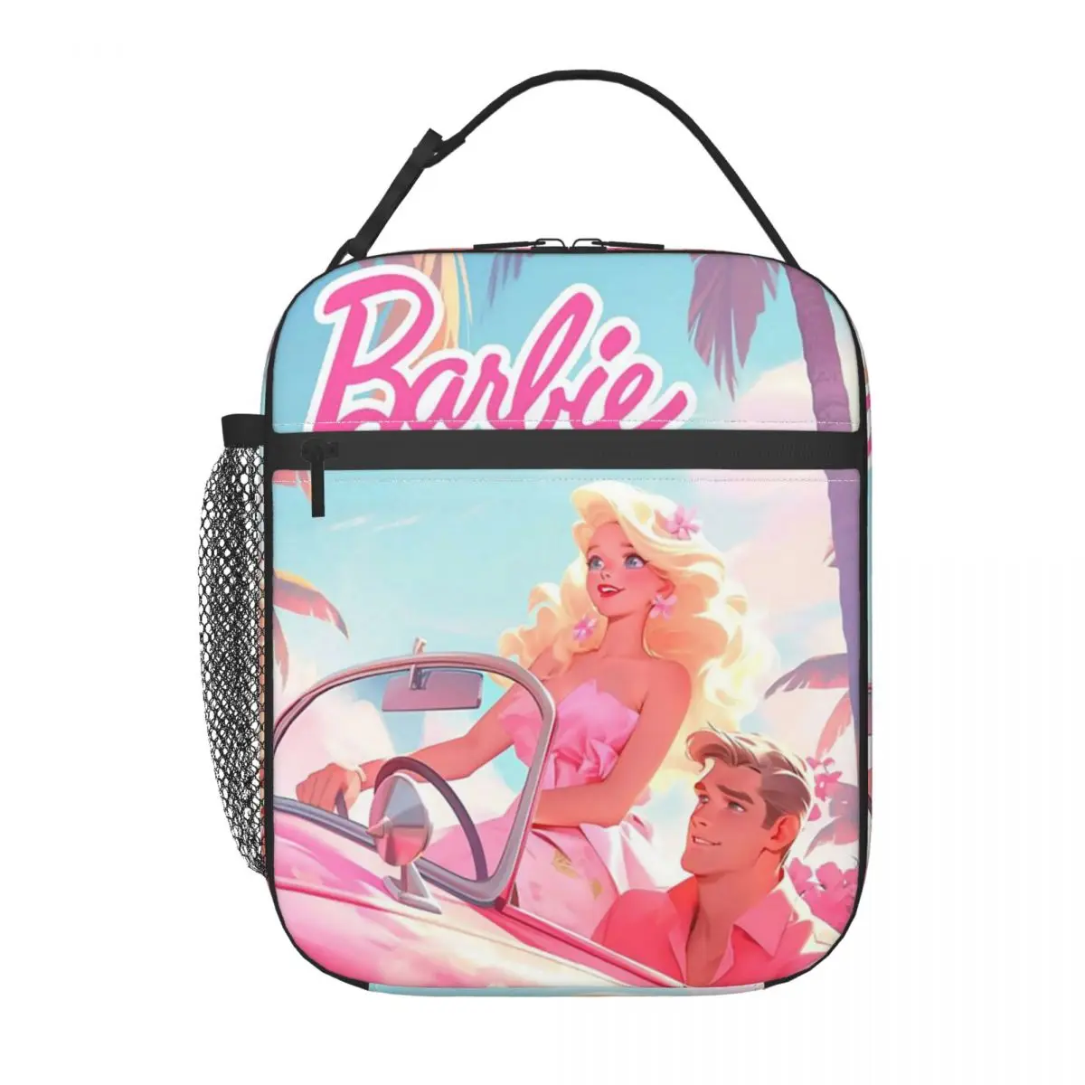 Custom Barbies Lunch Bag Warm Cooler Insulated Lunch Box for Children School Food Portable Tote Bags