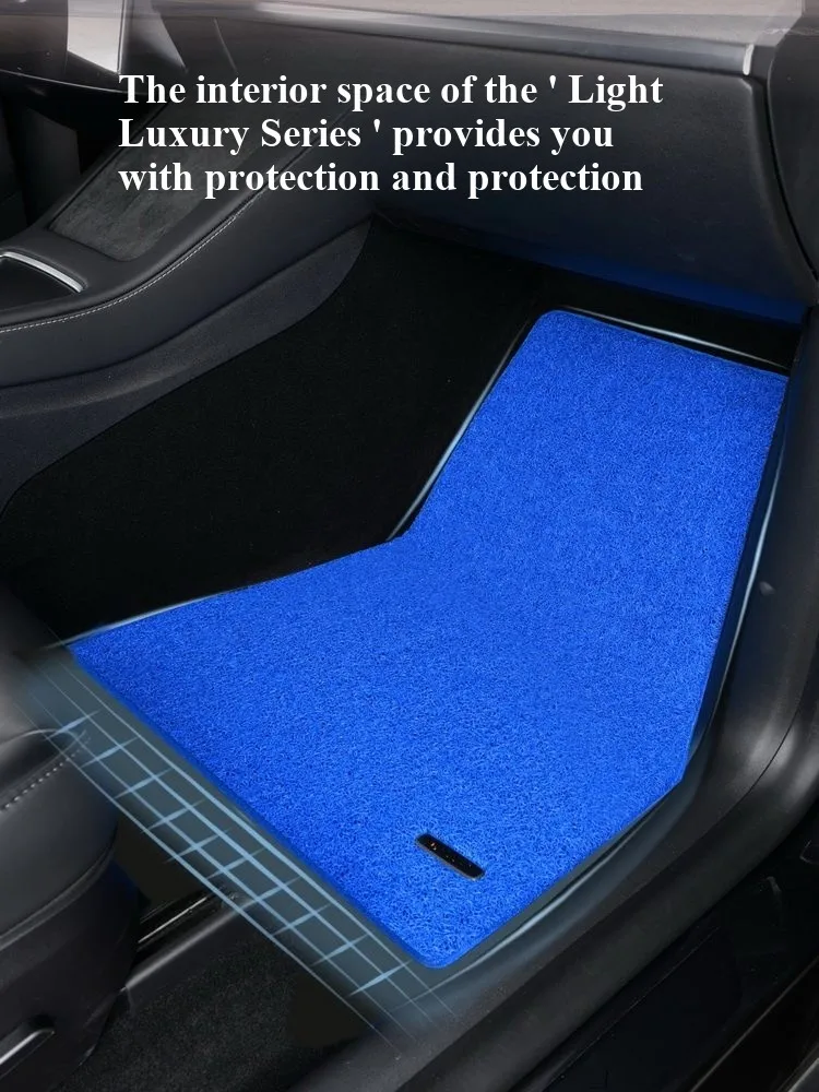Custom Fit Coil Car Floor Mats Waterproof Durable Easy‑Clean Car Foot Pads Carpets for Vehicle Interior Protection