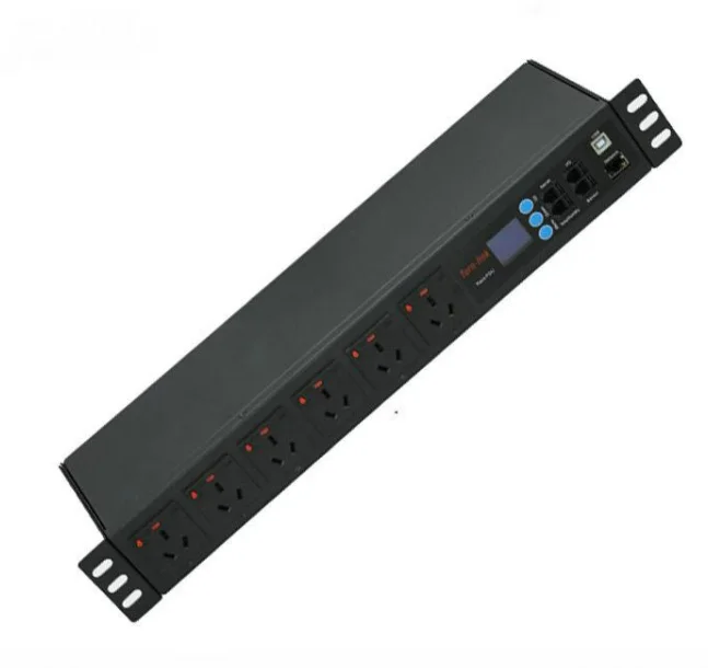 

8 Ways ip pdu Power Distribution Unit Master-slave Remote Control Intelligent monitored smart network pdu