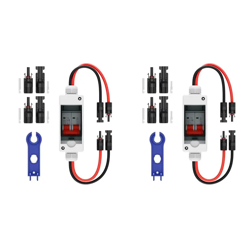 

Выключатель-разъединитель для солнечных панелей AB41-2X, 32А, 1000В постоянного тока, с водонепроницаемым корпусом IP65