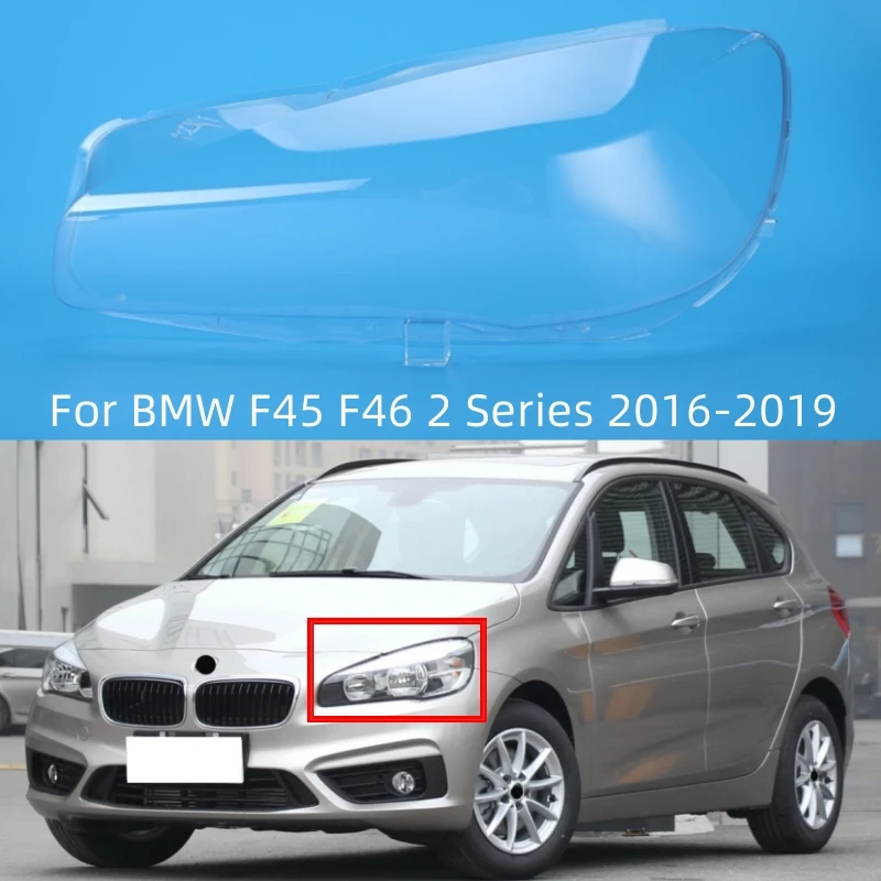 

Для BMW F45 F46 2 серии 2016 2017 2018 2019 Автомобильная передняя фара, крышка объектива, запасные части для лампы, корпус