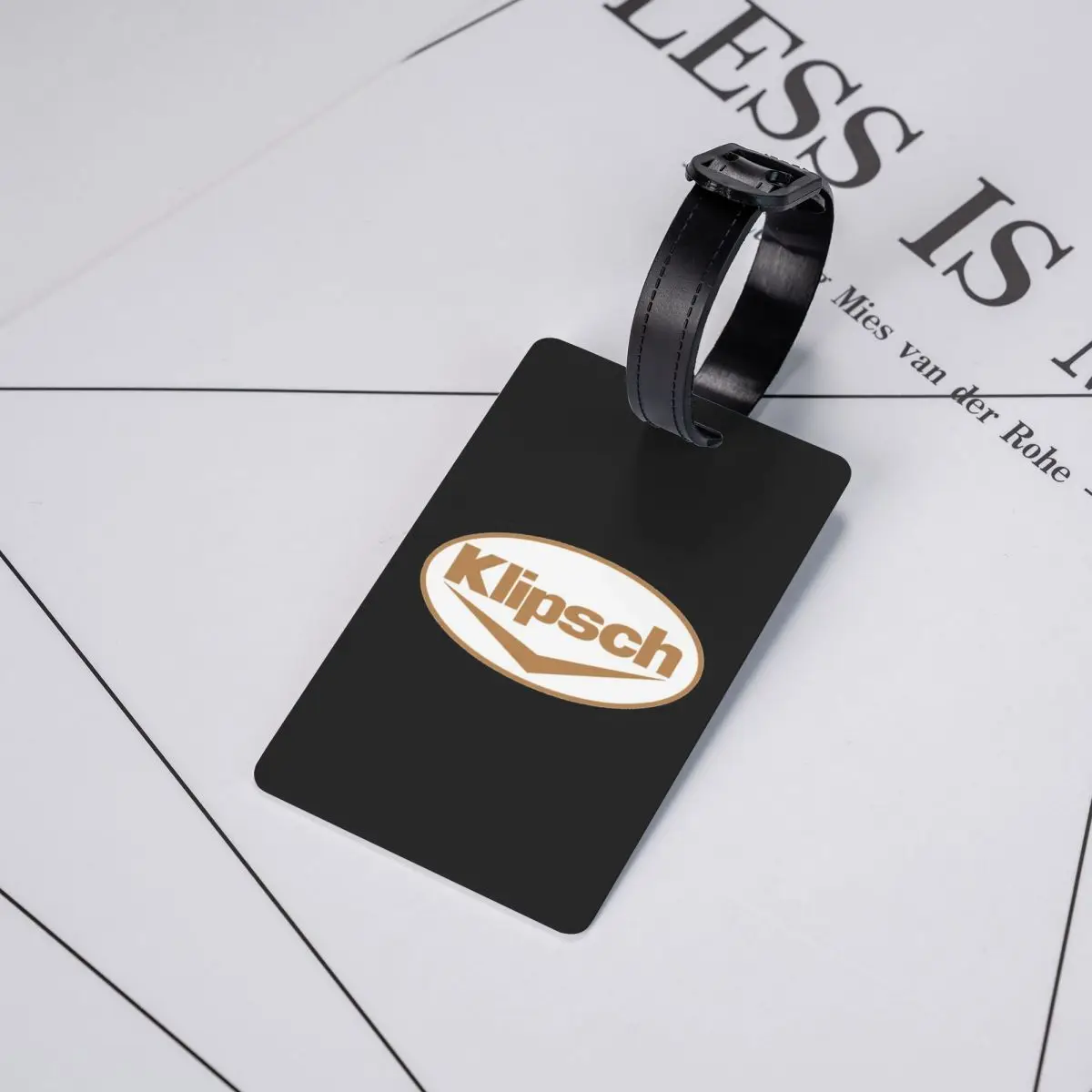 Etiquetas de equipaje Klipsch 7 Dakimakura, accesorios para maletas, etiqueta de embarque para equipaje de viaje, soporte para etiquetas de identificación, nombre, dirección