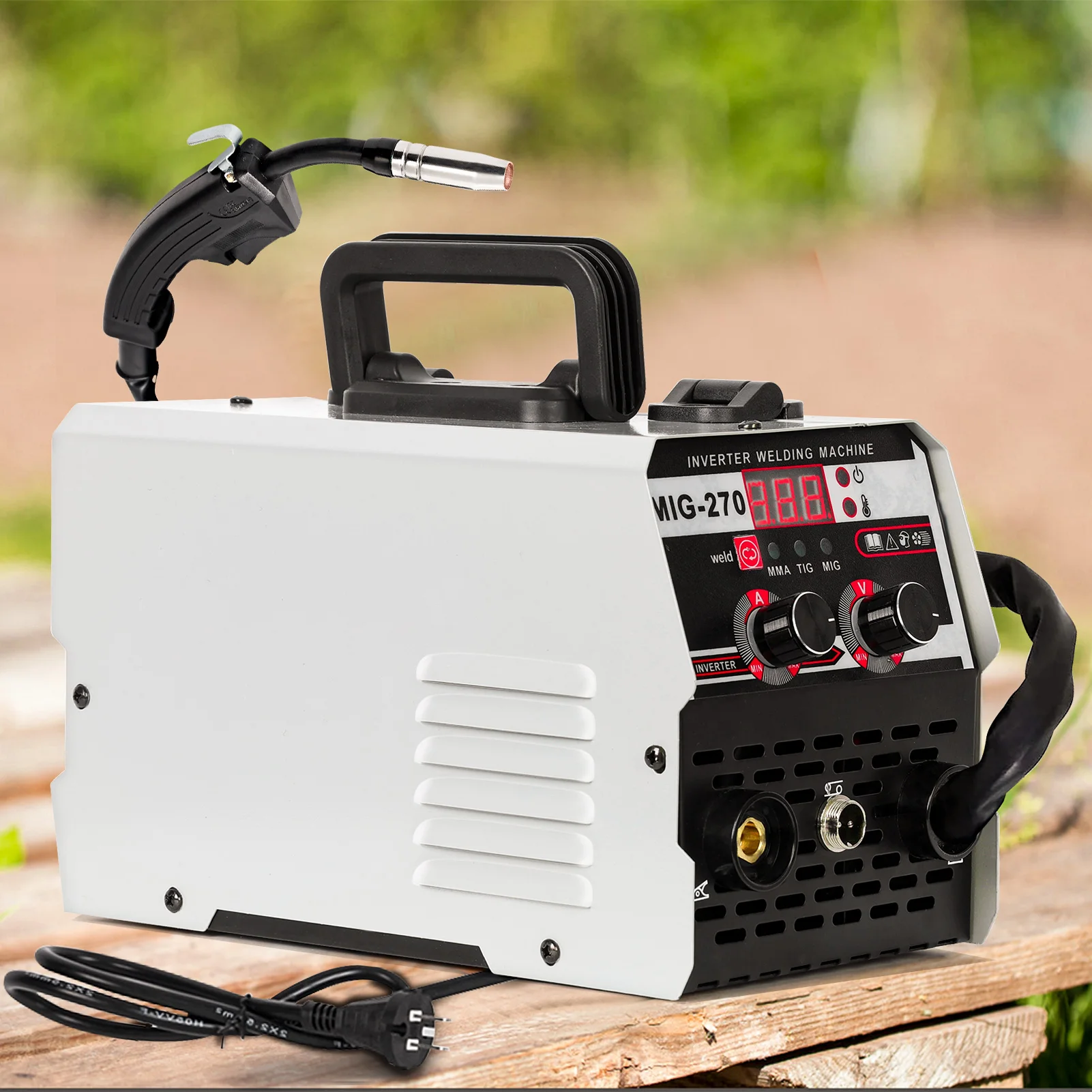 3 in 1 MIG Welder Inverter, LED Digital Display MIG Welder,  Gasless MIG Welder, Multi Process Welding Machine