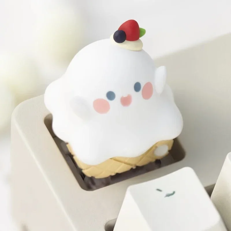 

Ghost cone cute keycaps custom resin mechanical keyboard keycaps single ESC