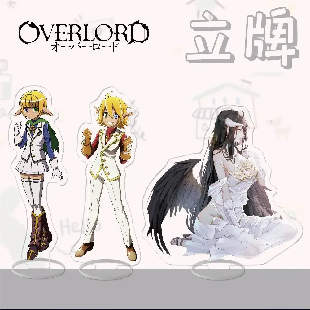 Anime OVERLORD Acrylic Stand Action Figure Toy OVERLORD PVC Desktop Stand Model Toys Gift