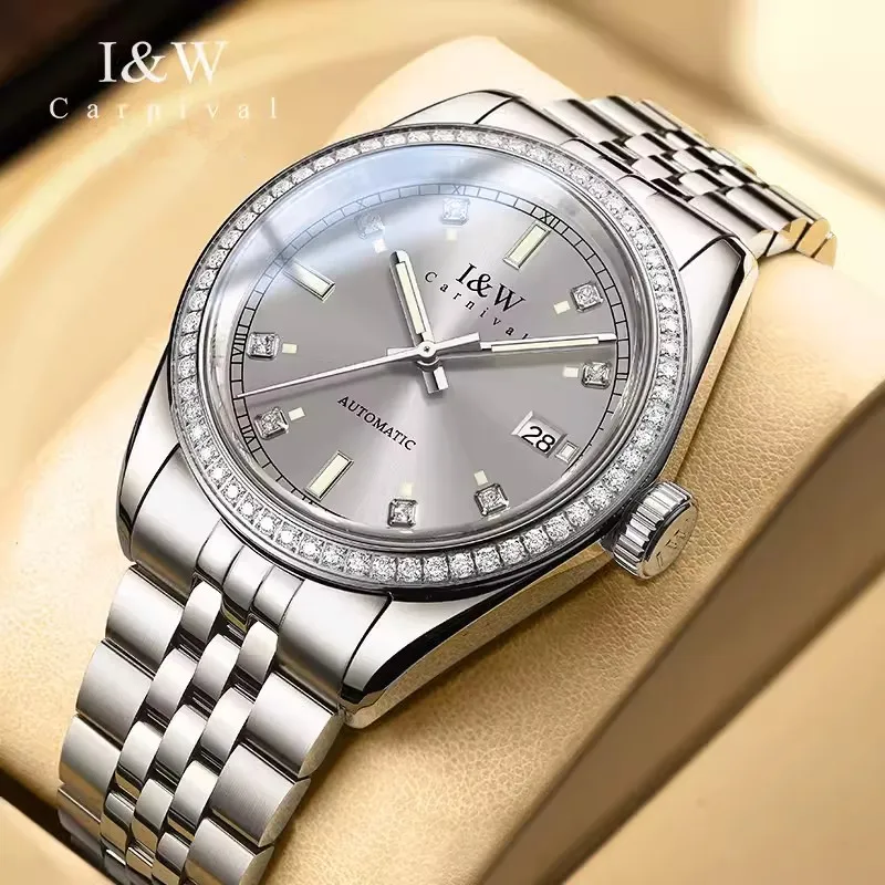 

Montre Homme CARNIVAL Mechanical Dress Watch for Men Brand Luxury Automatic NH35 Movement Wristwatch 50M Waterproof Reloj Hombre