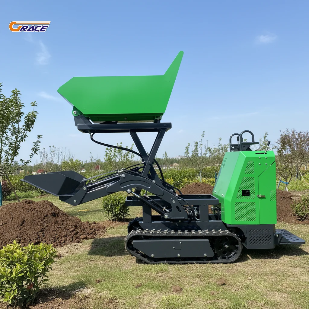 

Crawler Dumper 500kg Mini Dumper Truck EURO 5 EPA Sturdy Construction Fast Shipping Factory Custom