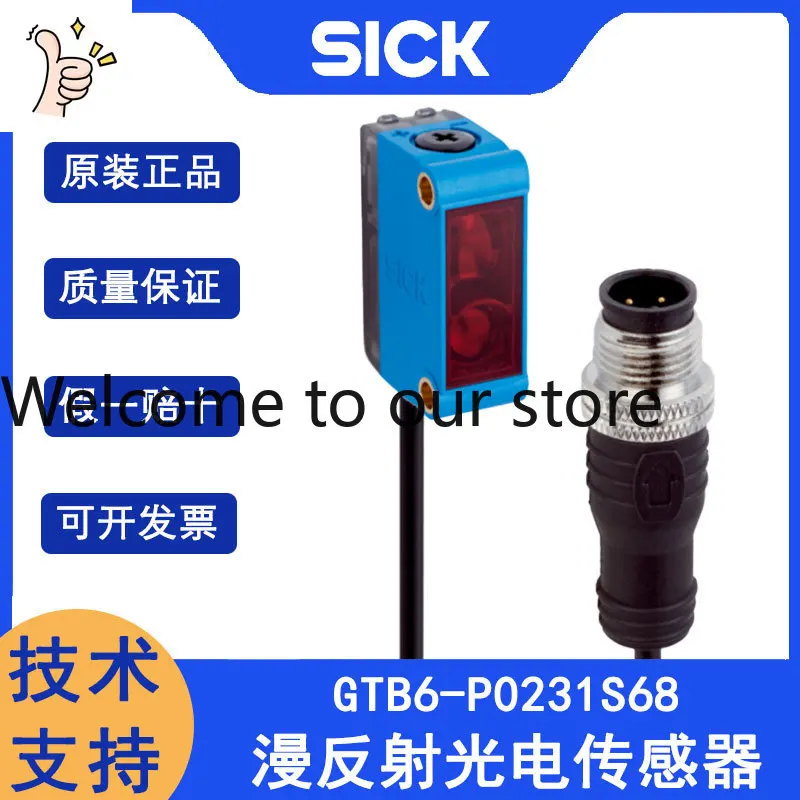 SICK GTB6-P0231S68 Order Number 1087744 Background Suppression Function Diffuse Reflection Photoelectric Switch