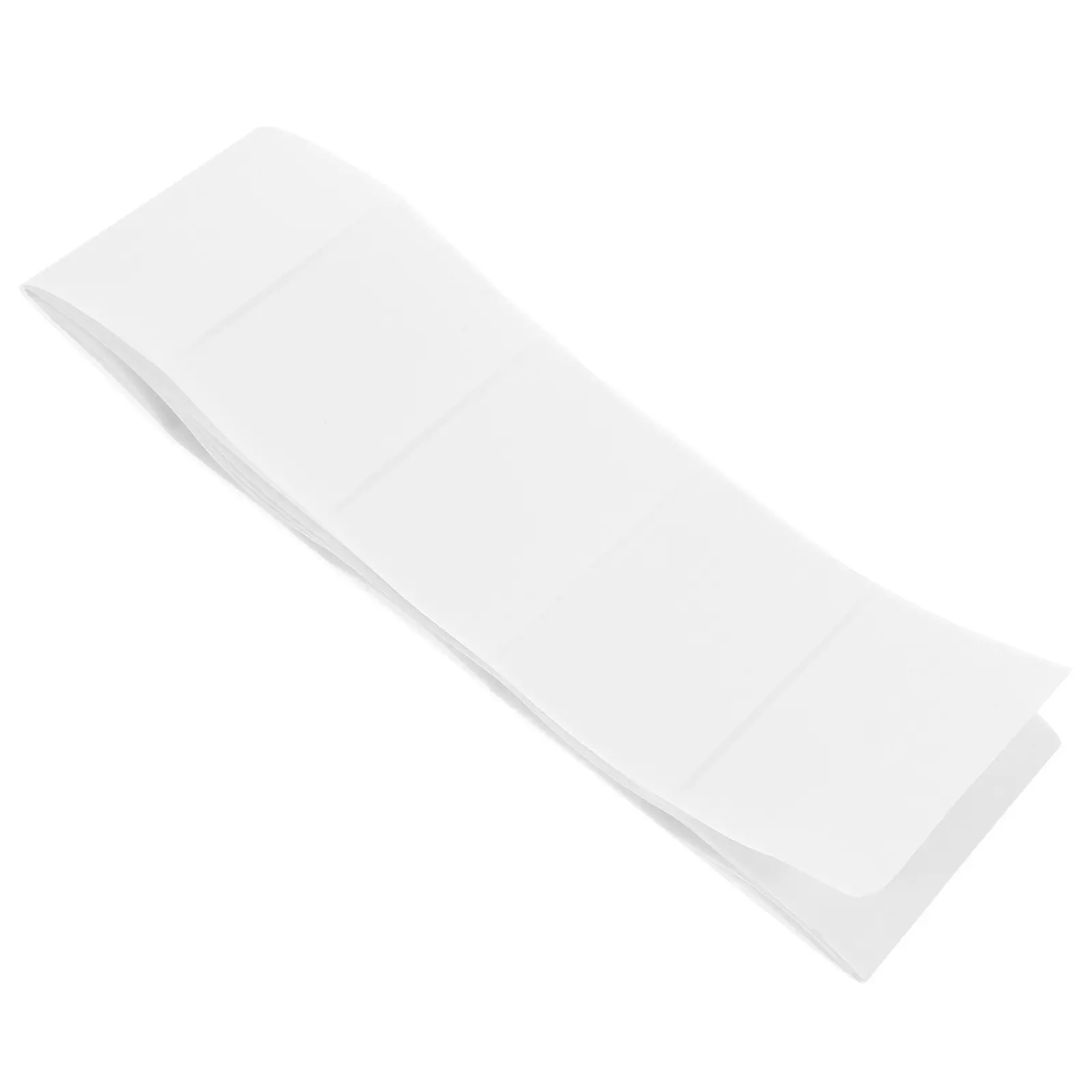 

100Pcs 80x50mm Rounded Corner White Label Stickers Self Adhesive Copperplate Paper for Address Labels Mailing Shipping Office