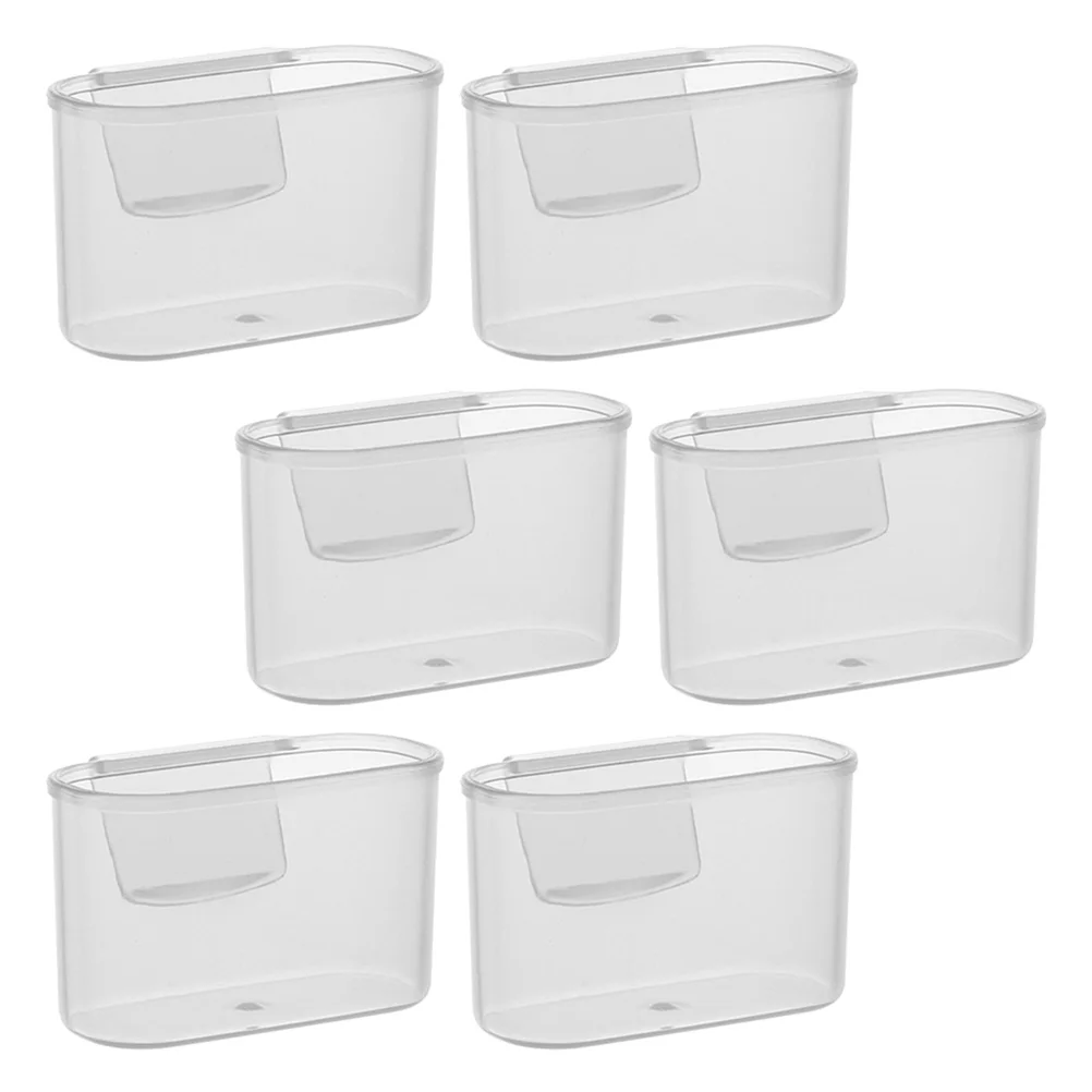 6 Pcs Refrigerator Side Door Box Mini Fridge Shelf Freezer Organizer Refrigerators Supply Slide Desktop