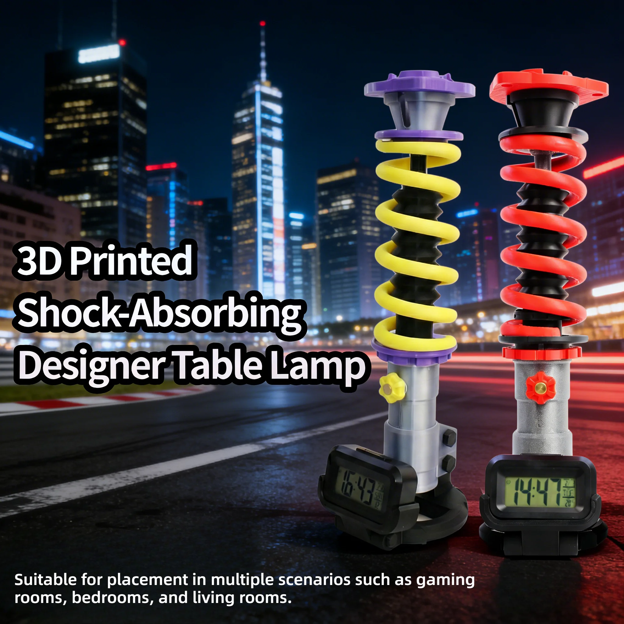 

Shock Absorber Desk Lamp Shock Absorber Modeling Replica Industrial Style Personalized Decoration Peripheral Lamp Boy's Gift