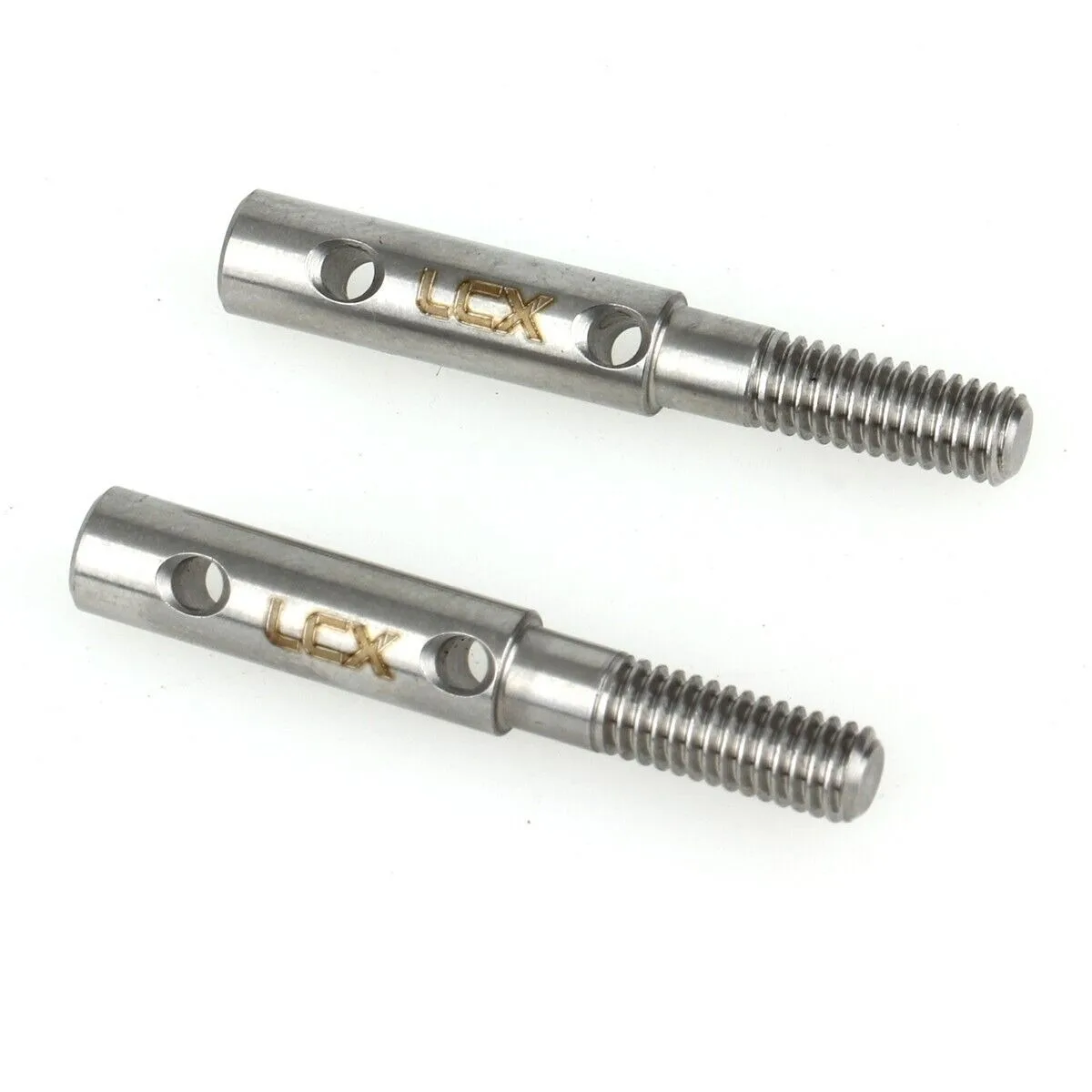 LCX 레이싱 1/10 RC 크롤러 스테인리스 스틸 AR44 포털 스터브 액슬 드라이브 샤프트, Axial SCX10 II 업그레이드 부품 액세서리