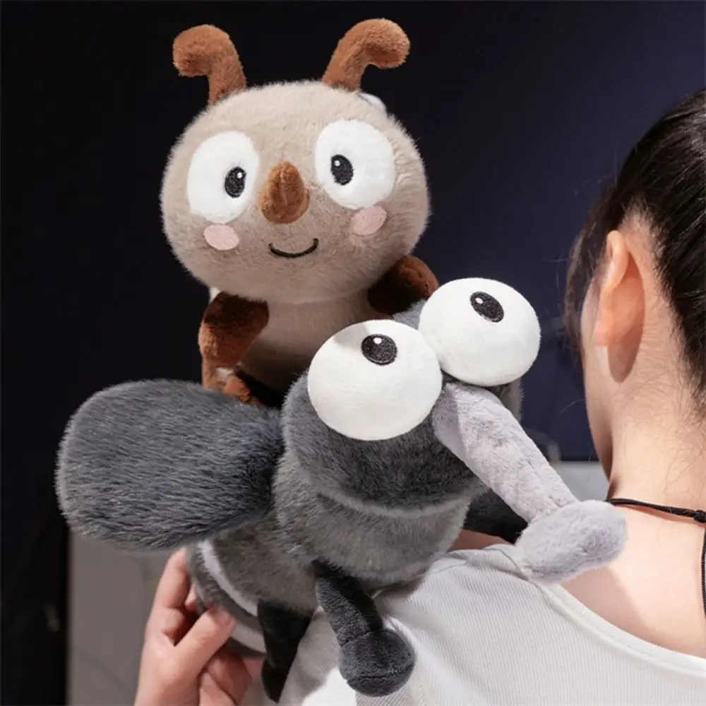 

Cute Mosquito Plush Toys Embroidery Creative Insect Pendants Doll Stuffed 20cm/25cm Mosquito Plush Pendant Sofa Ornament