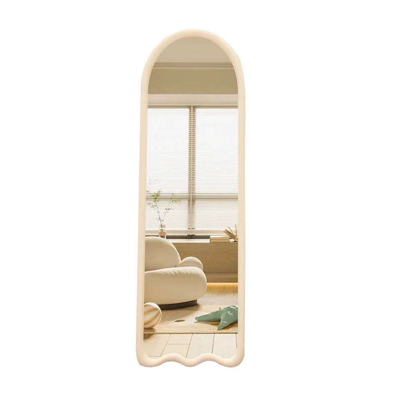 Qf Full-Length Mirror Arch Floor Mirror Home Bedroom Dressing Mirror Full-Length Mirror