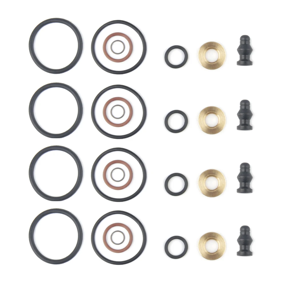 1417010997 Fuel Injector Seal Repair Kit 4 Set Genuine for Audi A2 A3 A4 A6 Skoda Seat VW 1.4 1.9 2.0TDI