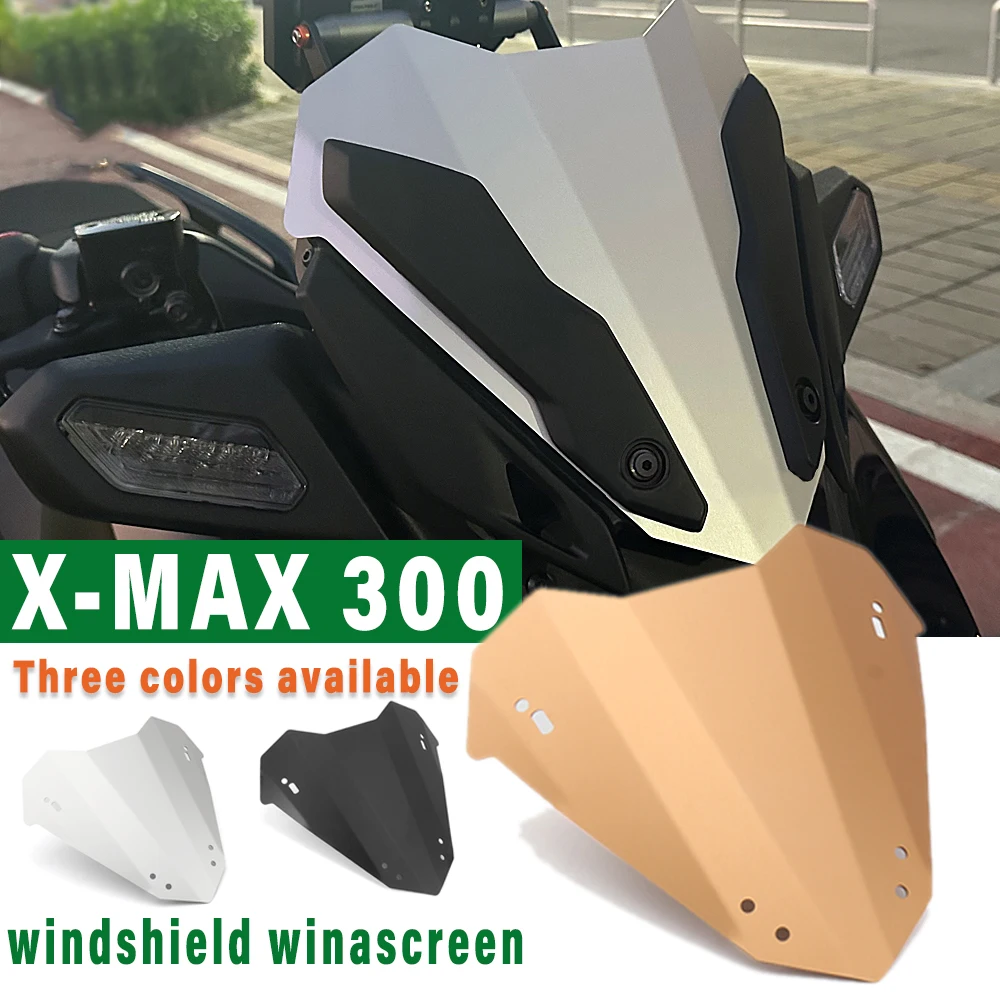 

For YAMAHA XMAX300 Motorcycle Accessories Front Windshield Windscreen XMAX 300 X-MAX300 2023 Windproof Air Wind Screen Deflector