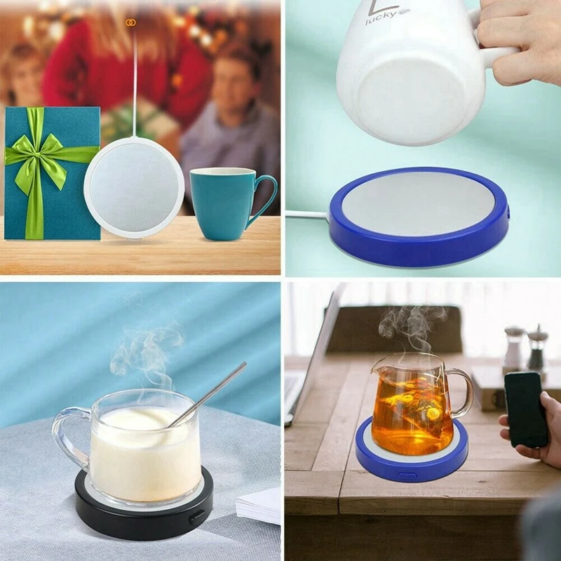 10W copo aquecedor coaster café para caneca de chá almofada portátil recarregável USB mais quente
