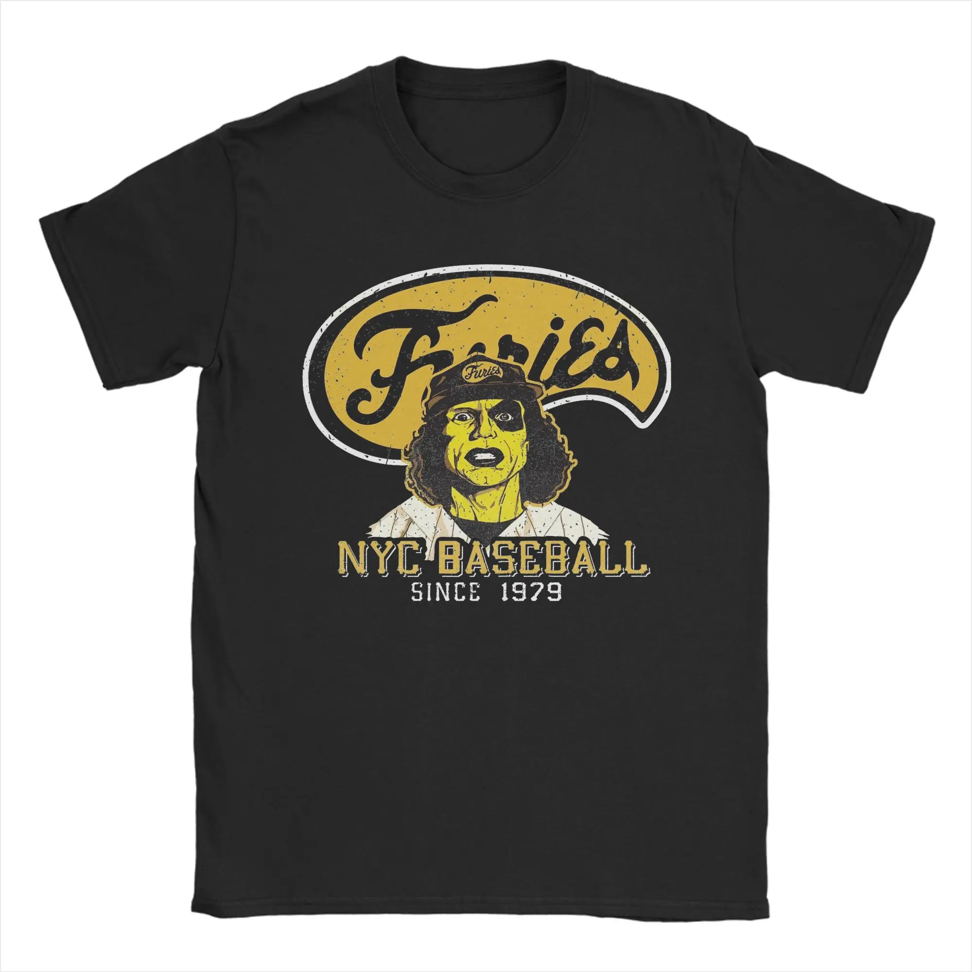 The Warriors Movie T-Shirt Unisex 100%Cotton Clothing Novelty The Baseball Furies Round Neck Short Sleeve