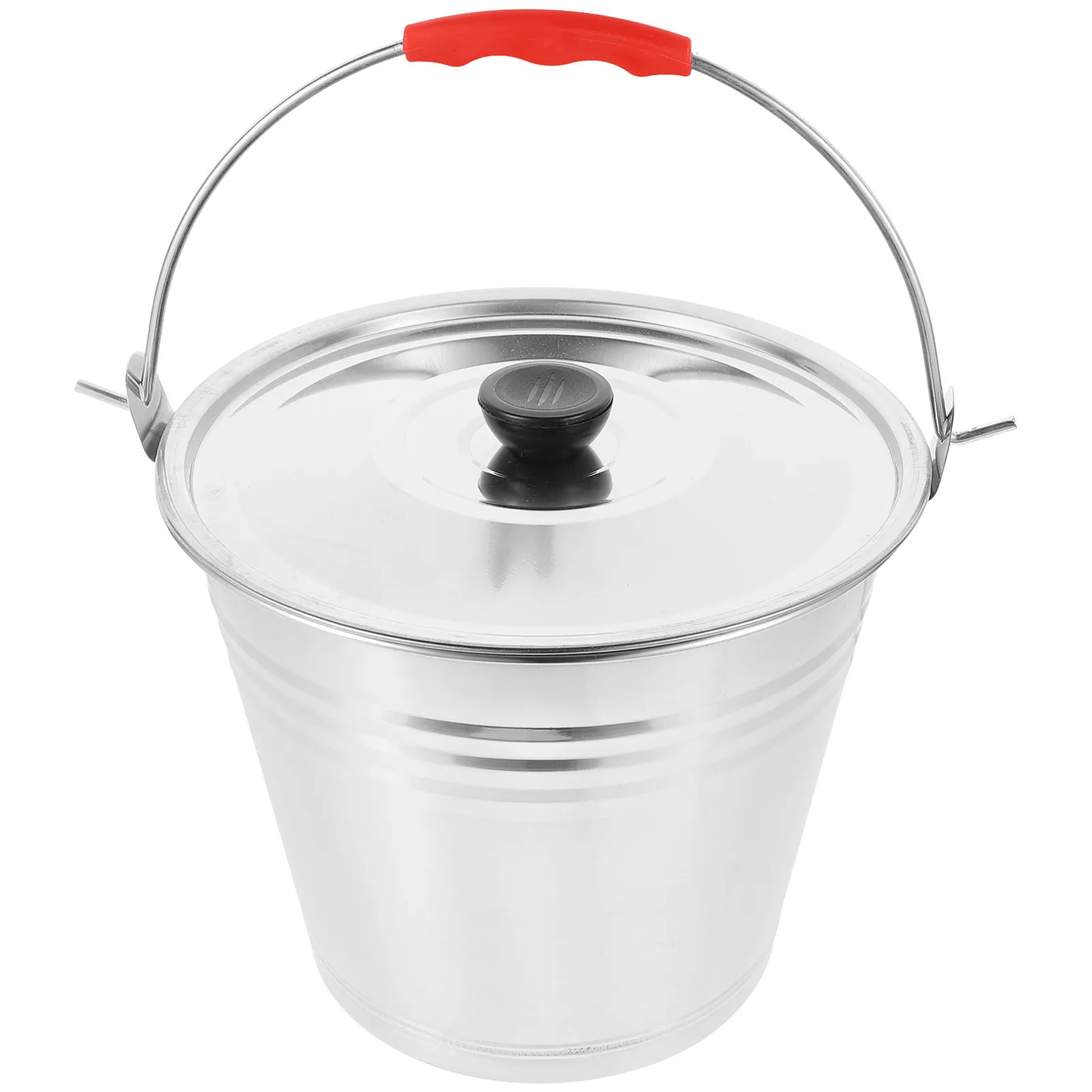 

1Pcs Premium Stainless Steel Pail Thickened Large Capacity Multi-Purpose Bucket for Milk Collection Water Storage Ice Holding