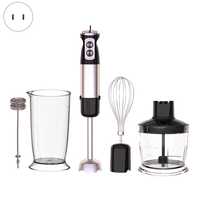 MLGB-Immersion Hand Blender 5 In1 600W Electric Blender Handheld Stick Mixer Emulsion Blenders For Kitchen Smoothie Durable US P