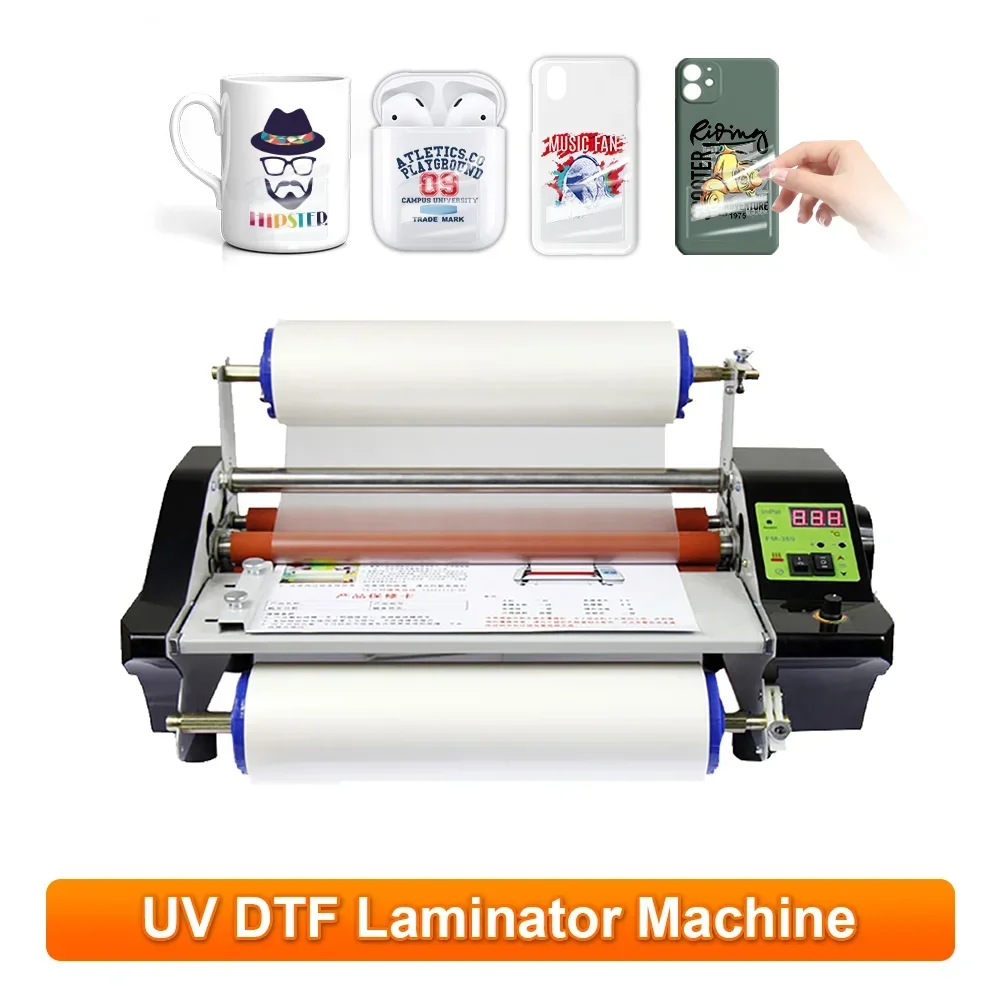 1PC A3 Laminating Machine for Curve Surface Phone Case Cup Metal Glass Bottle UV Transfer Film UV DTF Printing Laminator Machine