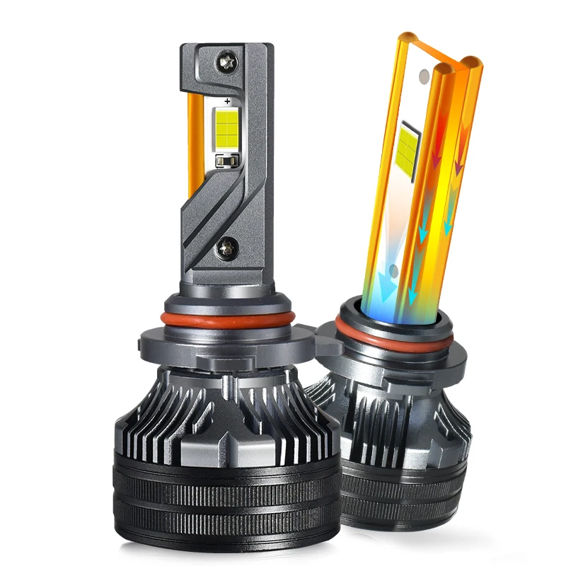K6C K7C Kupferrohre LED-Scheinwerferlampen Leistungsstark 170 W 170000 LM 6000 K H1 H7 H11 H8 9005 9006 9012 D1S D2S D3S D4S H4 Autolichter