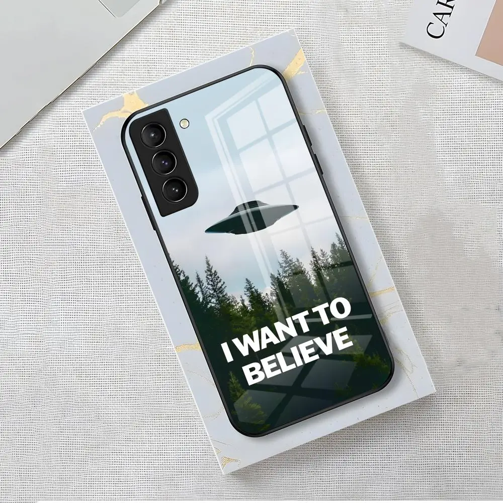 

The X-Files I Want To Believe Movie Phone Case For Samsung A56 A36 A26 A16 A15 A25 A35 A55 A14 A34 A24 A54 Glass Case