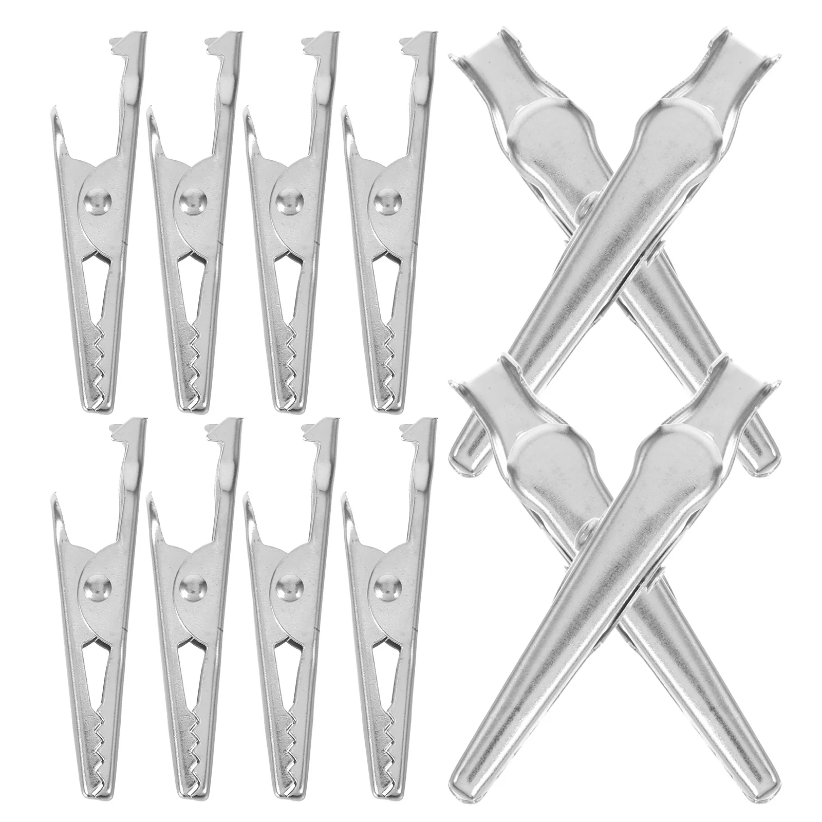 

200Pcs Alligator Clips Electrical Test Clamps Metal Wire Clamps Heavy Duty Laboratory Cable Lead Connectors Alligator Clips