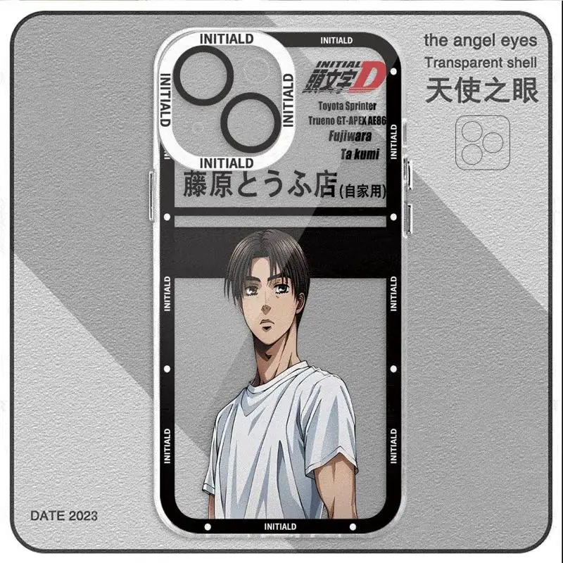 Japan Anime Initial D Soft Case for Moto G22 2022 G32 G52 2022 G71 G72 G73 Edge 40 5G Phone case Fundas Cover Transparent TPU