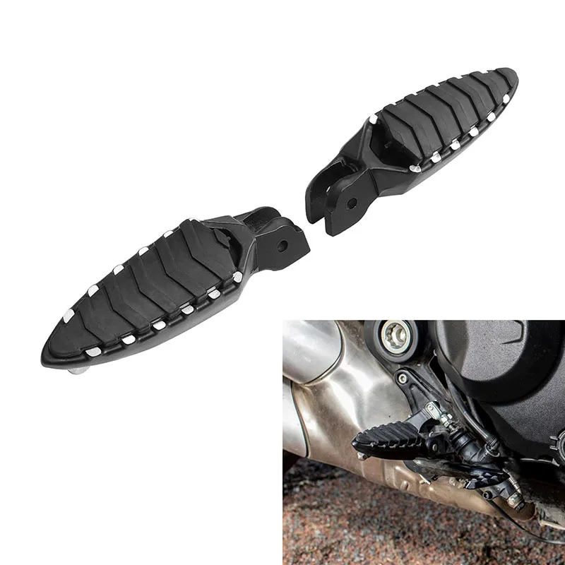 Motorcycle Driver Front Footpegs Rest For Ducati Diavel 1260 S 2019-2022 Lambo Titanium 1198 2011-13 Carbon FL Strada 1200 2018