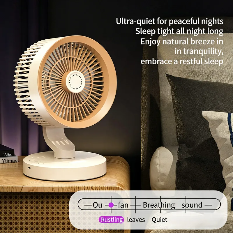

WallMounted Ice Cooling Smart Air Circulator Fan For Home And Student Dorm, Quiet High Wind Power Desk Fan