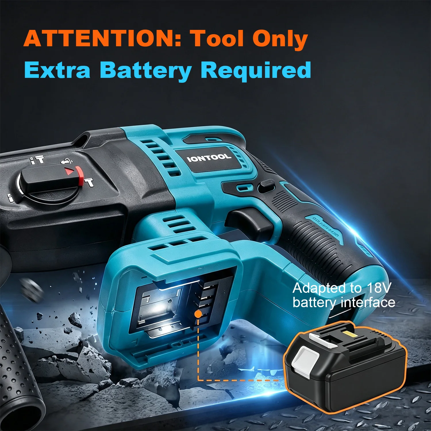 IONTOOL Akku-Bohrhammer 20mm W – Home Improvement Tim Bewertung und Preis
