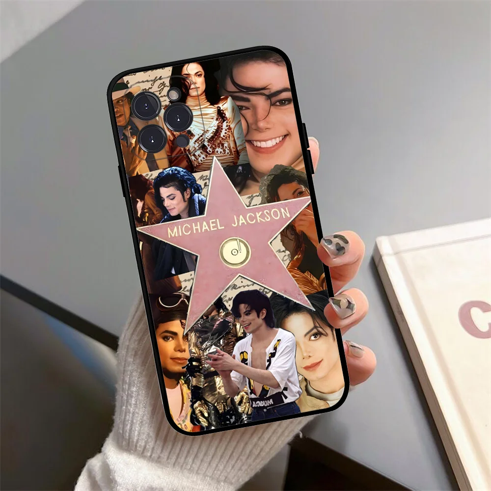 80er Jahre Pop Sänger M-Michael J-Jackson Handyhülle Silikon weich für iPhone 16 15 14 13 12 11 Pro Mini XS MAX Plus X Cover – Detail 11