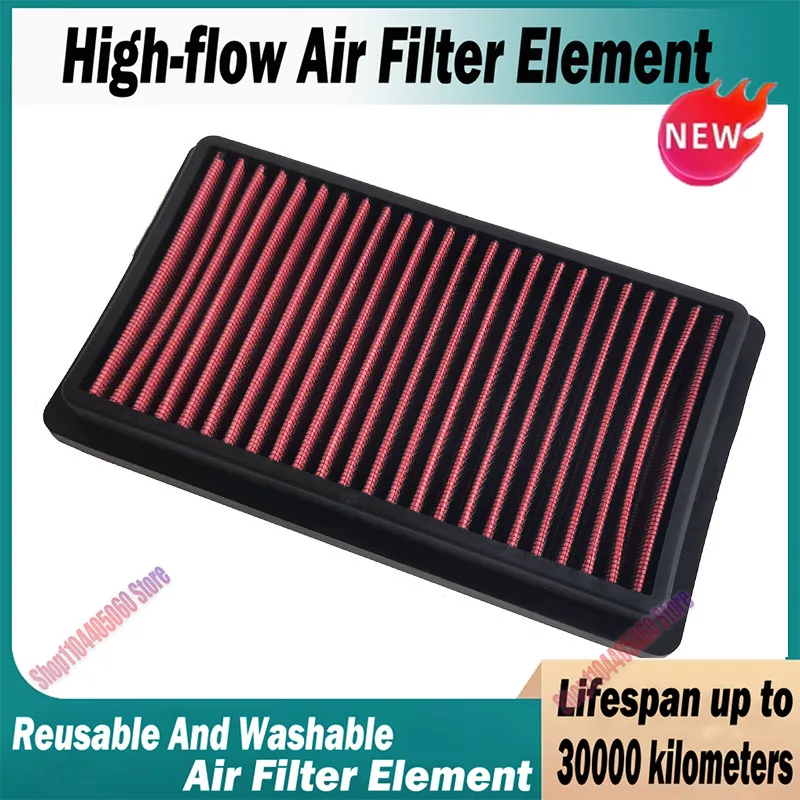 High Flow Air Filter Fits for Nissan Livina 1.6L L4 Gas NV200 AD Evalia March for Venucia R50X 1.6L L4 Gas