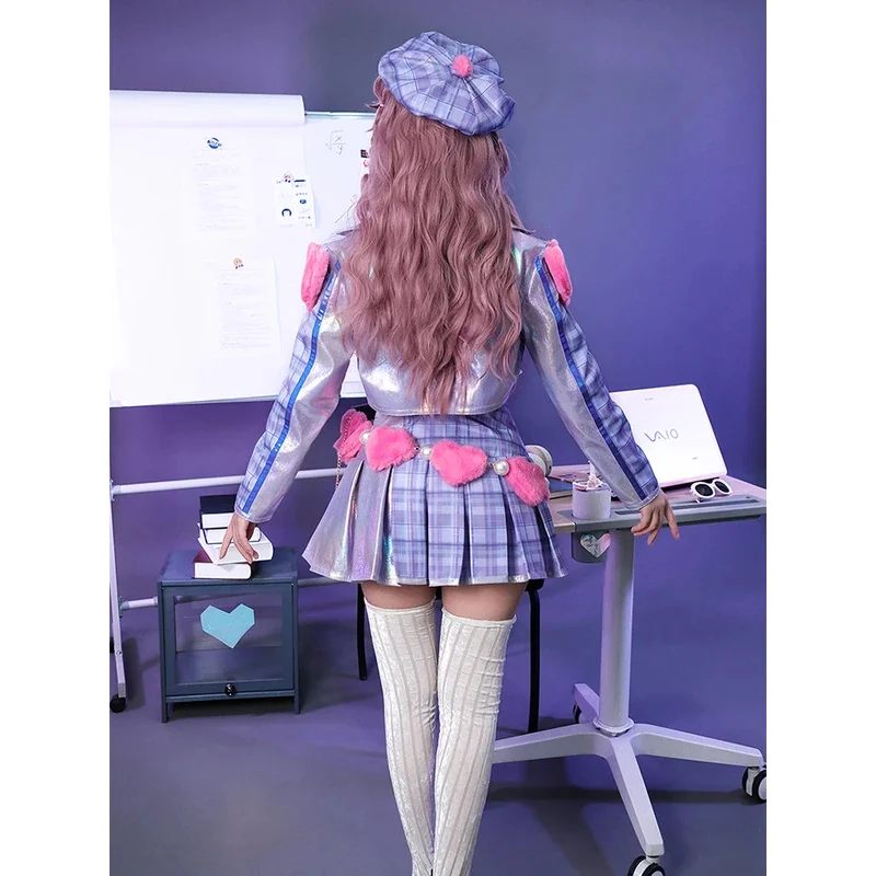 qq273ROLECOS Heartache & Heartthrob Кейтлин LOL День святого Валентина новая кожа женский косплей костюм Хэллоуин Ful