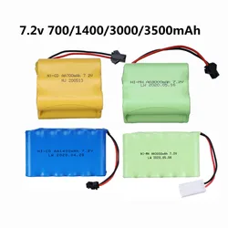 7.2V 3500mah 3000mah 1400mAh 700mAh NI-MH Battery for Remote control electric toy boat car truck 7.2 V AA Ni-CD Battery