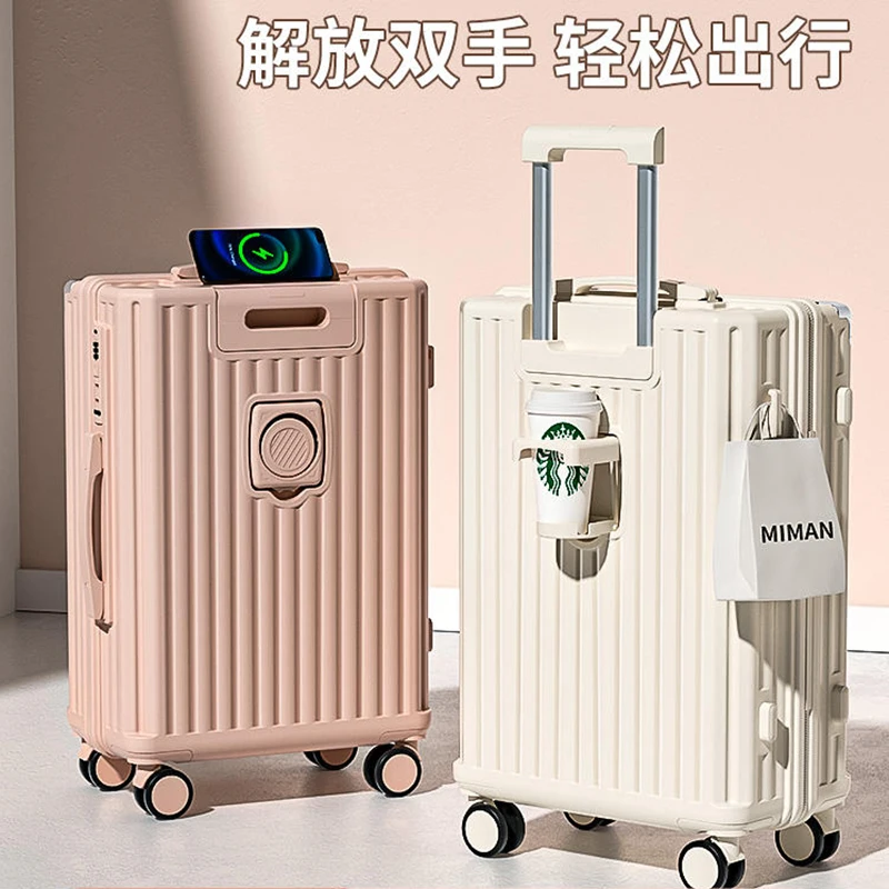 Luggage woman 2024 new pull-rod case large capacity 20 \