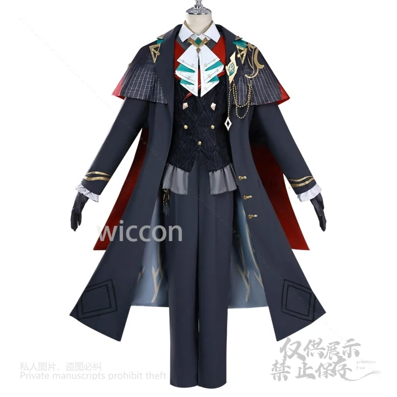 Alhaitham Kaveh KFC disfraz de Cosplay Anime Genshin Impact conjunto completo zapatos accesorio mujer hombre fiesta de Halloween personalizado