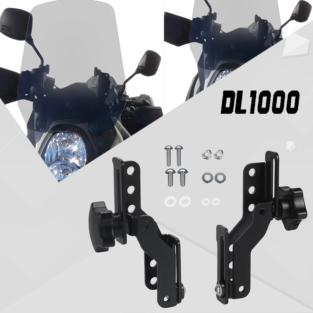 

Windshield Windscreen Extended Bracket Support For Suzuki V-strom 1000 DL1000 2014-2016 2017 2018 2019 Wind Screen Riser Holder