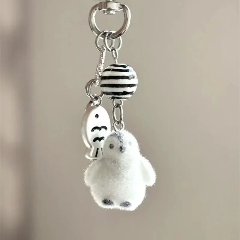 Cute Cartoon Seal & Penguin Keychain Pendant, Giftable