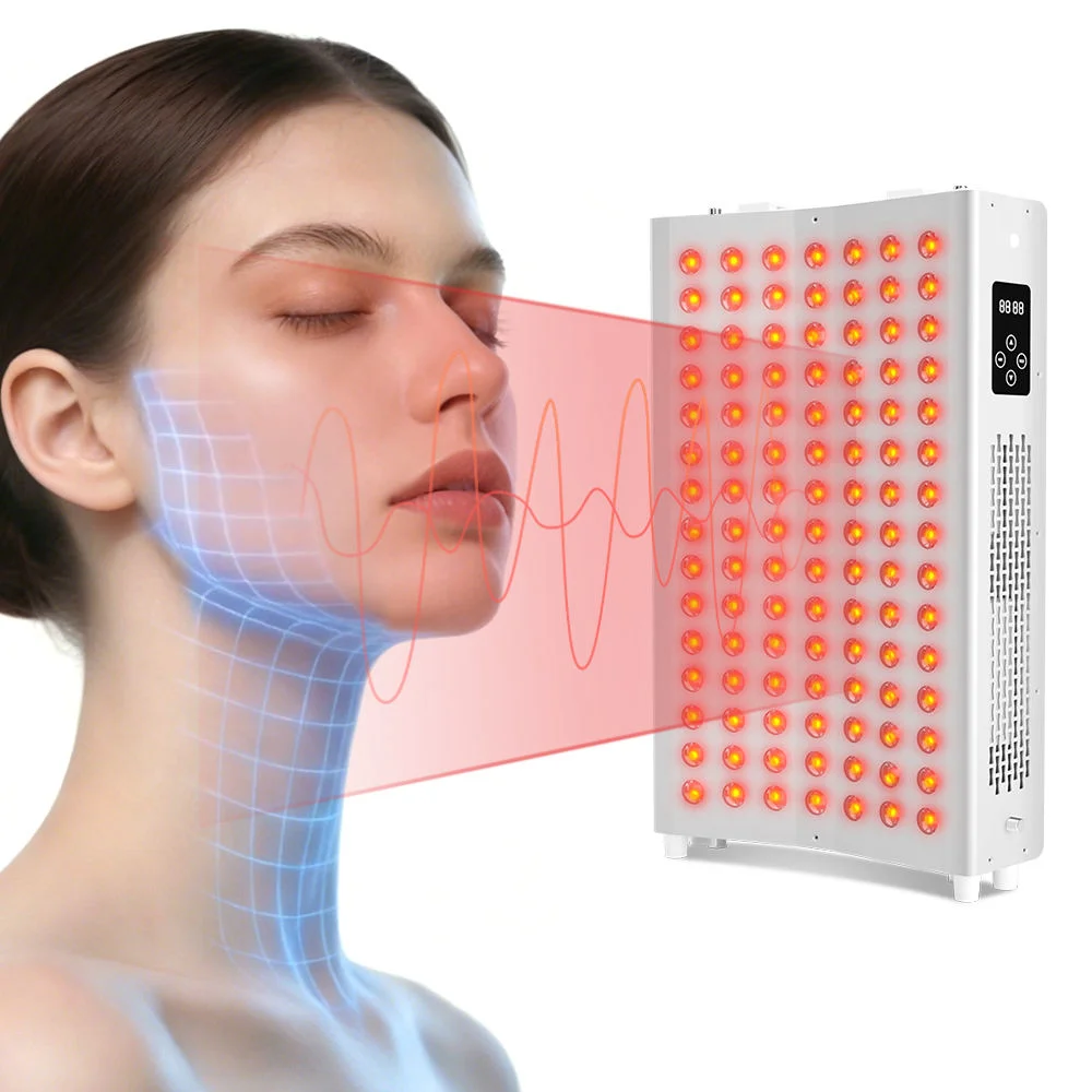 Red Light Therapy Panel Spectrometer, Photon Skin Rejuvenation Beauty Device, 660nm 850nm Near Infrared LED Light Panel