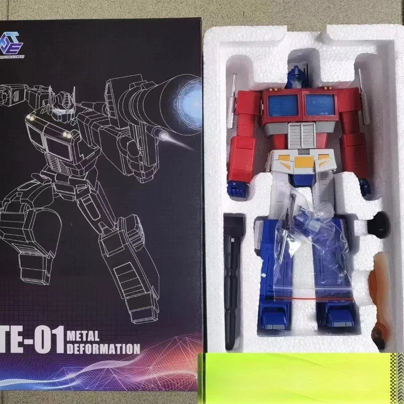 

Transformed Toy TE-01 Alloy Version OP Commander Original Color Action Character Moving Robot Model Original Box Collection Gift