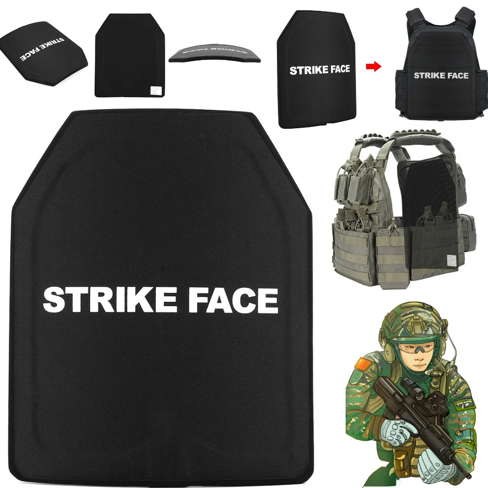 30x25cm Safety Vest Ballistic Body Armour Bullets-Proof Plate PE IIIA Stab-Proof Composite Plate Board Anti Stab Composite Plate