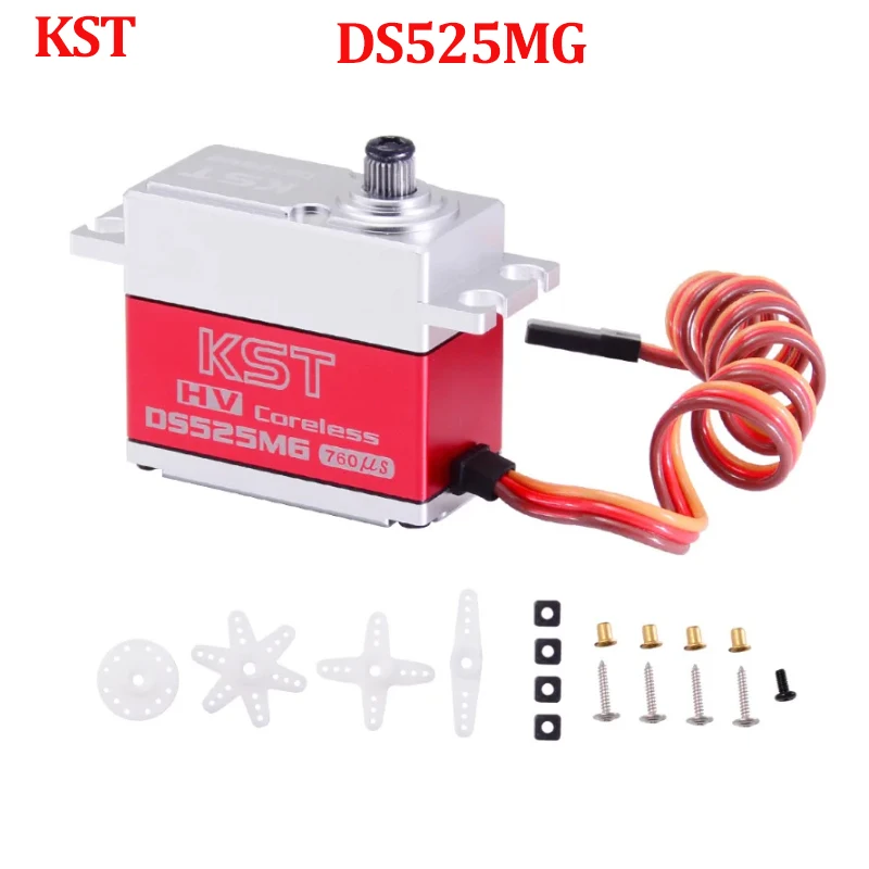 

KST DS525MG 7.5kg 8.4V 0.04sec HV Digital Metal Gear Servo Motor for RC Model UAV Car Boat Robot Arm Helicopter Airplane Parts