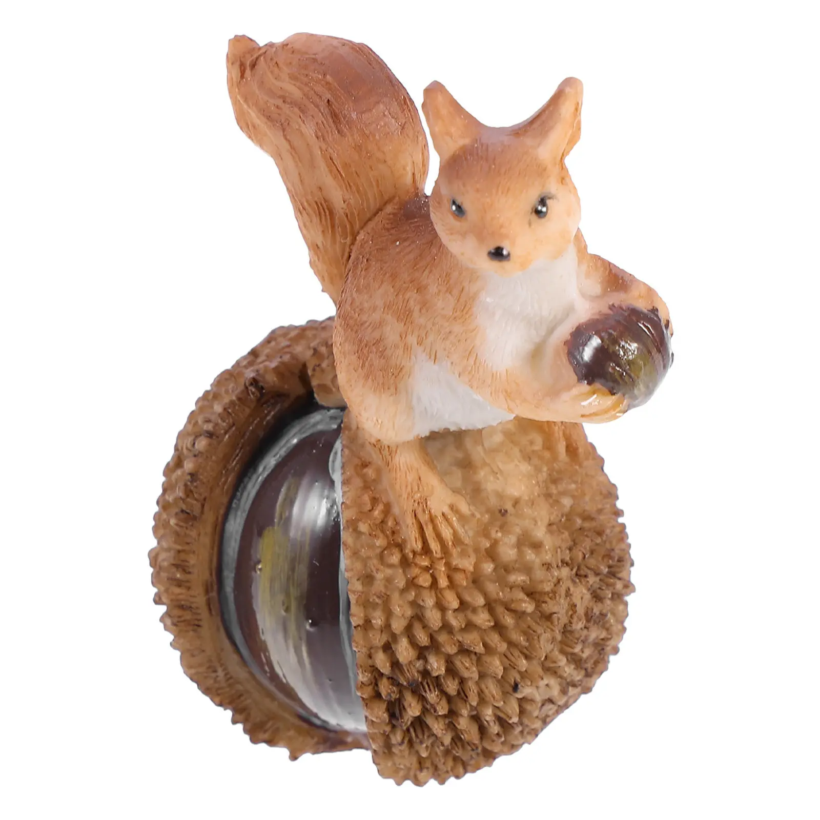 1Pcs Resin Squirrel Decoration Realistic Lifelike Animal Sculpture for Garden Balcony Indoor Outdoor Home Room Ornament Gift