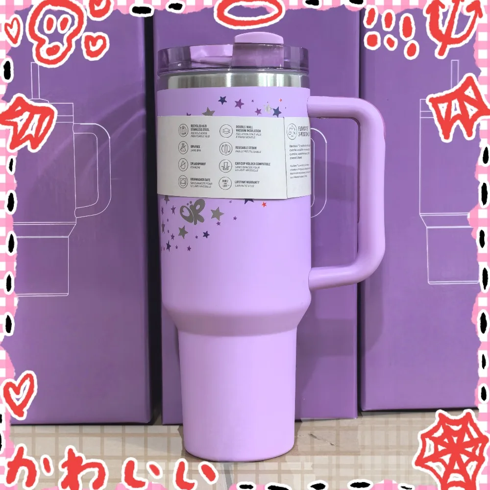 Nuevo matraz de vacío de acero inoxidable, vaso aislado con tapa de paja, taza de viaje de gran capacidad para oficina, regalo de cumpleaños al aire libre