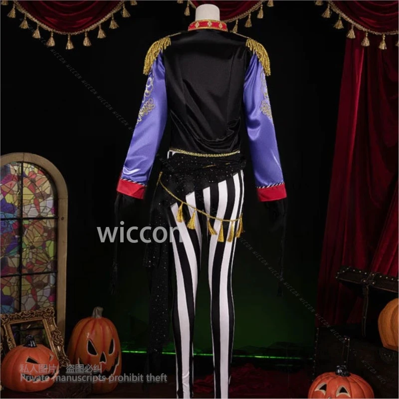 

Anime Vil Cosplay XS-3XL European American Wish Medieval Clothing Retro Stand-up Collar Halloween Performance Circus Costume
