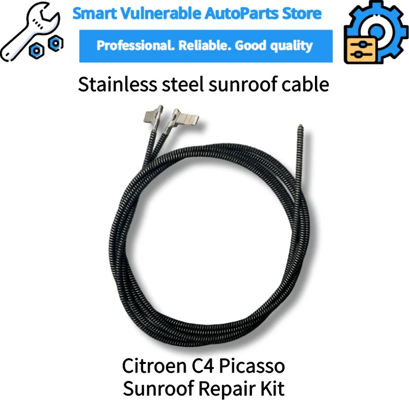 A pair for Citroen C4 Picasso Sunroof Sunshade cable Bracket Buckle Slider Metal ,3000023127 3000023128